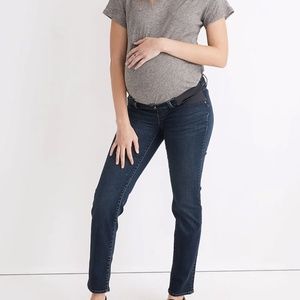 Madewell Maternity side panel Jeans